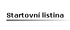 Startovn listina